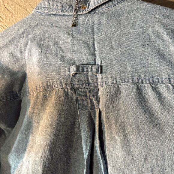 Vintage Buffalo & Red Earth Native American | Short Sleeve, Button up Sz M 1990s - Picture 6 of 6